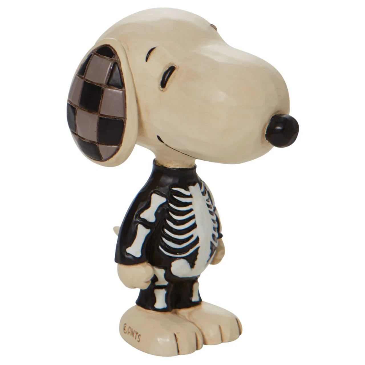 Jim Shore - Peanuts - Skeleton Snoopy Mini Figurine - Image 3