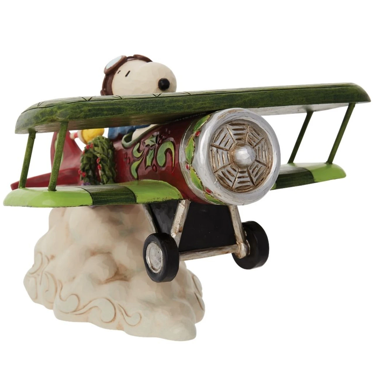 Jim Shore - Peanuts - Snoopy Flying Ace Plane - Image 2