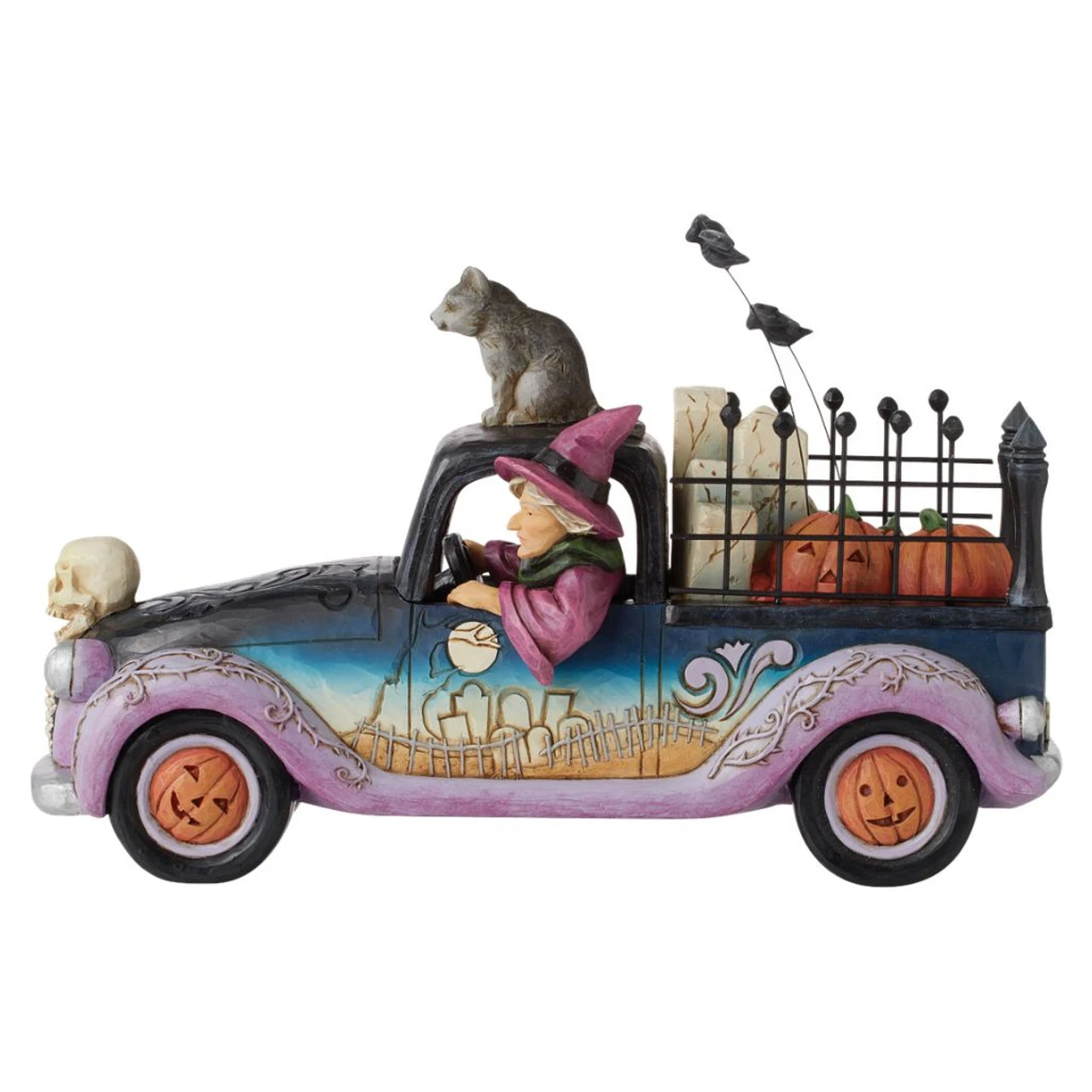 Jim Shore - Heartwood Creek - Halloween Pick Up Truck Figurine