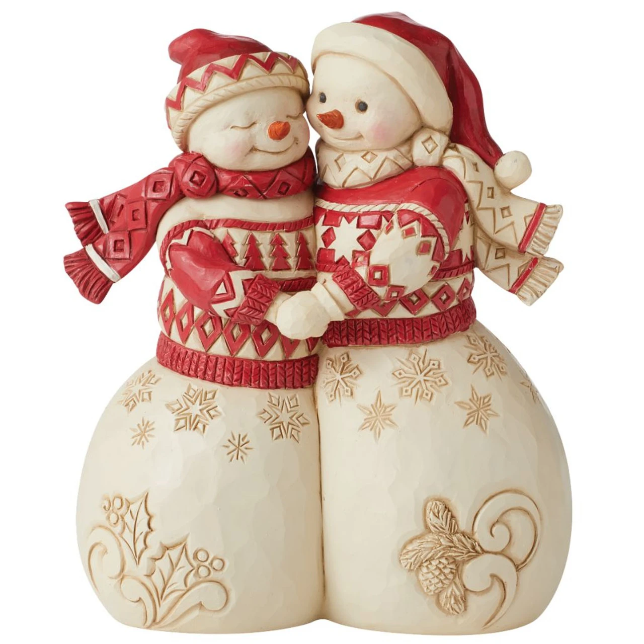 Jim Shore - Heartwood Creek - Nordic Noel Snowman Couple
