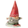 Jim Shore - Heartwood Creek - Skiing Gnome With Braids