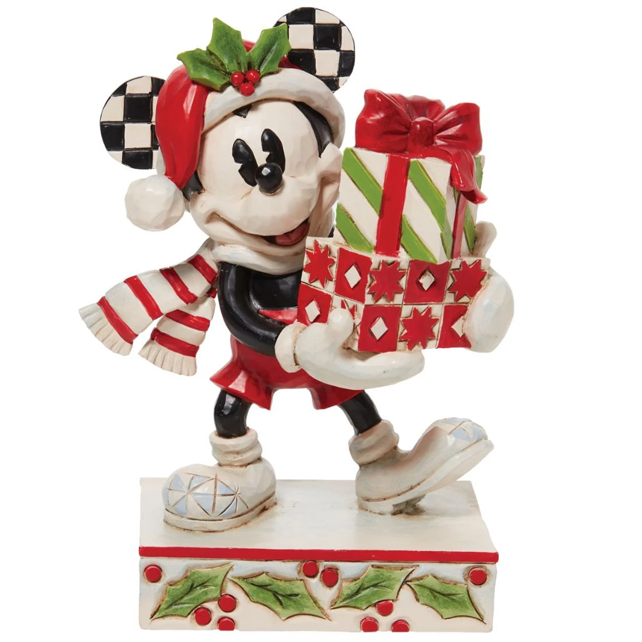 Jim Shore - Disney Traditions - Mickey With Stacked Presents