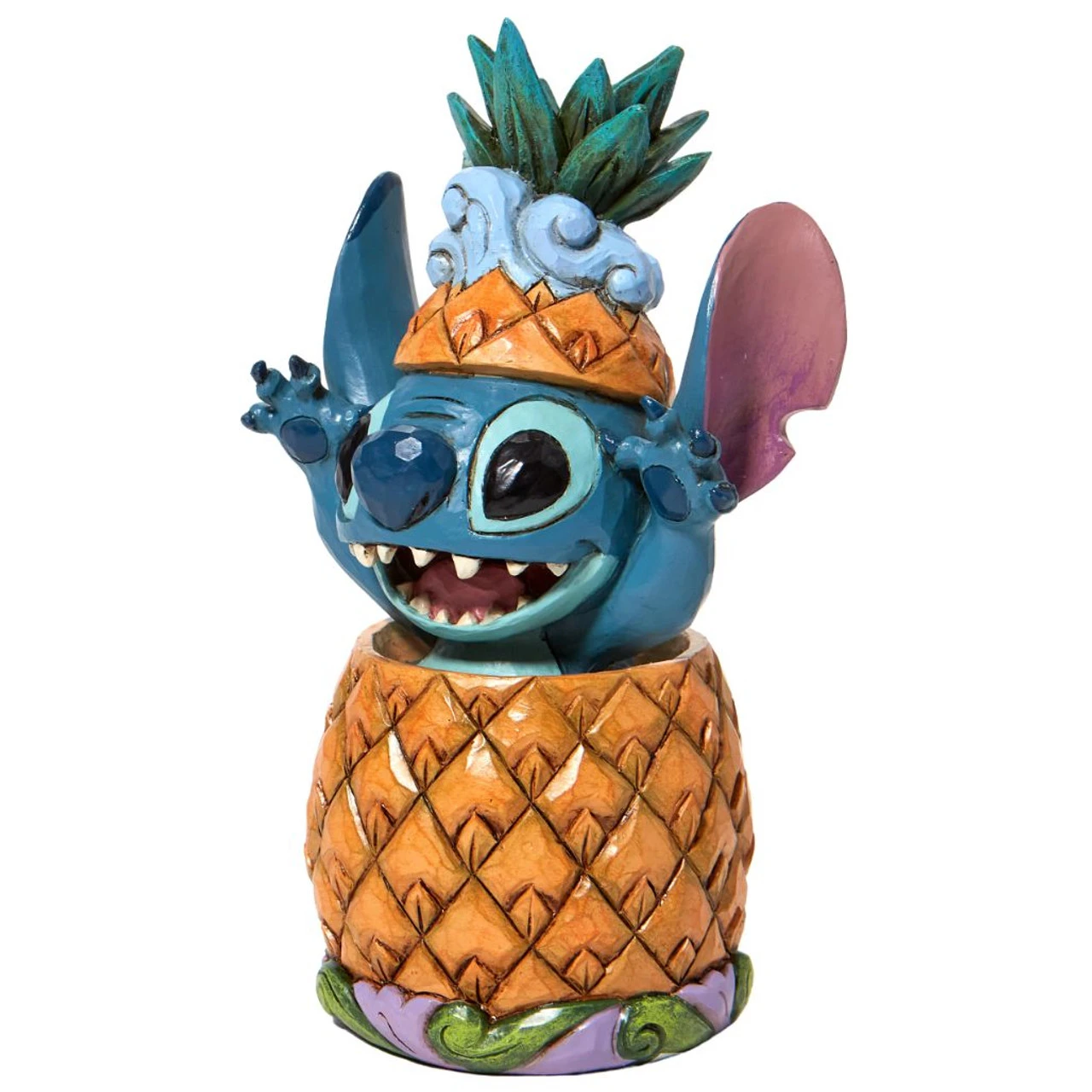 Jim Shore - Disney Traditions - Stitch In Pineapple Figurine - Image 4