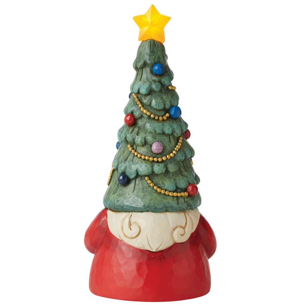 Jim Shore - Heartwood Creek - Lighted Christmas Tree Gnome - Image 4