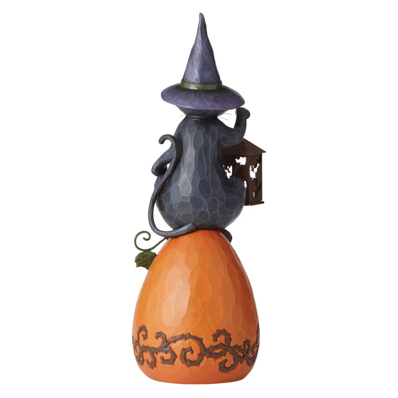 Jim Shore - Heartwood Creek - Lit Black Cat On Pumpkin - Image 3