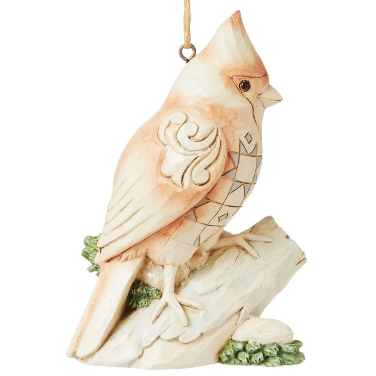 Jim Shore - Heartwood Creek - Woodland Cardinal On Branch Ornament 2 Jim Shore - Heartwood Creek - Woodland Cardinal On Branch Ornament - Image 2