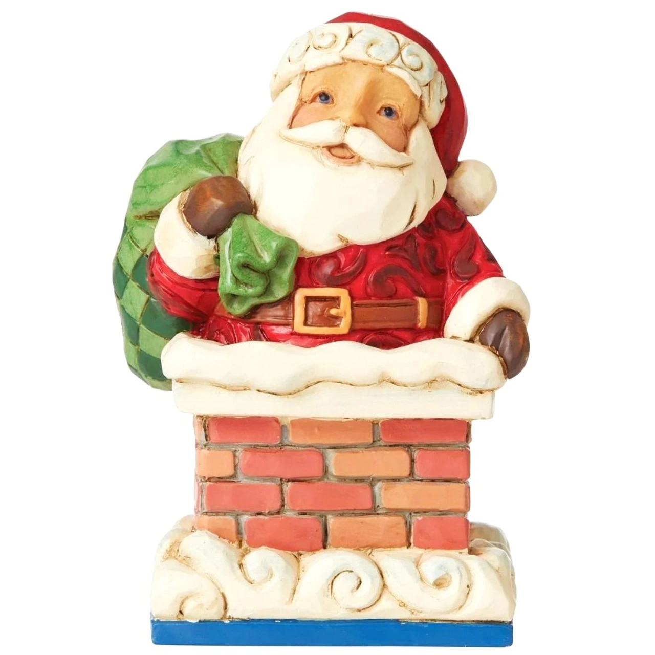 Jim Shore - Heartwood Creek - Santa In Chimney Mini 1 Jim Shore - Heartwood Creek - Santa In Chimney Mini