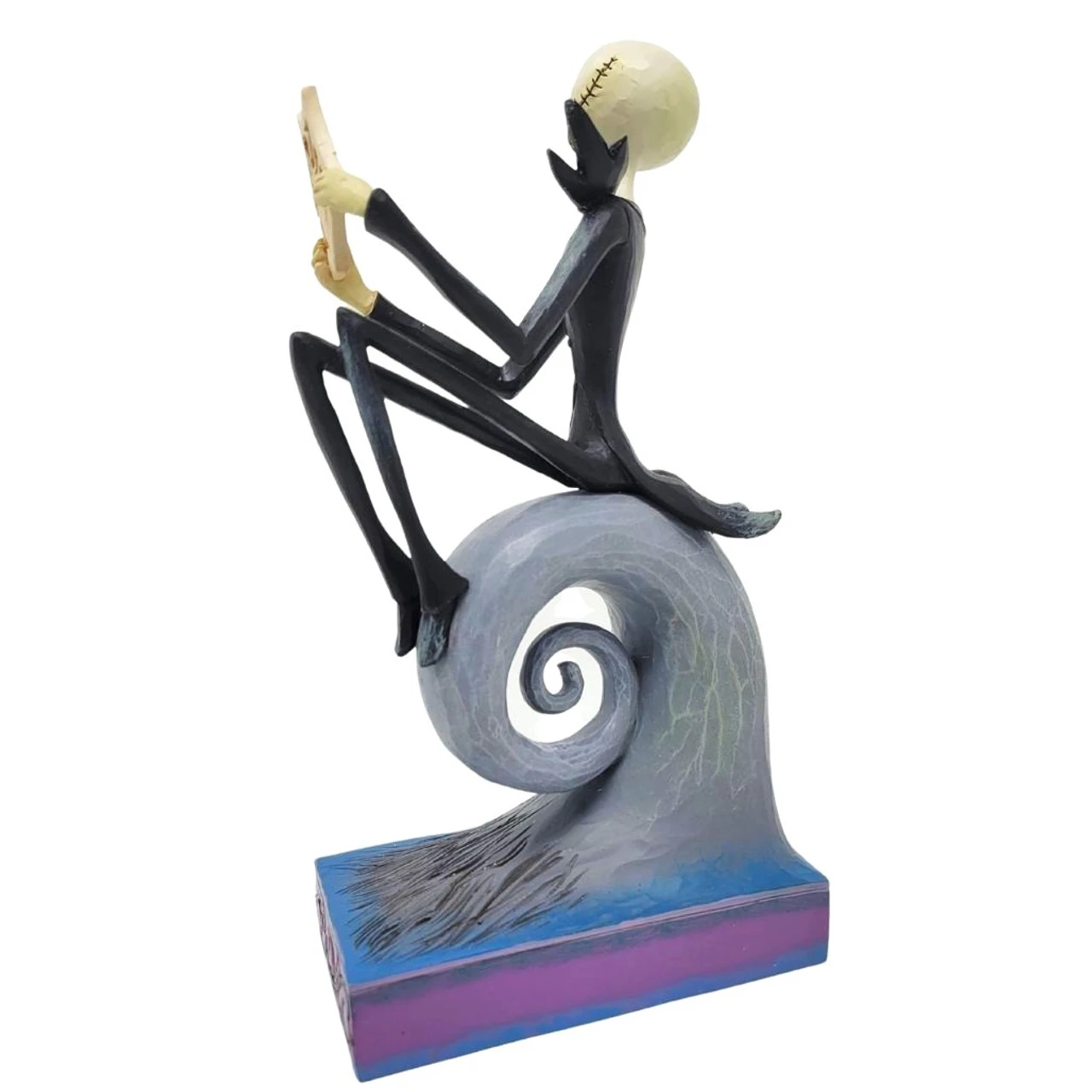 Jim Shore - Disney Traditions - Jack Skellington Sitting On Hilltop 4 Jim Shore - Disney Traditions - Jack Skellington Sitting On Hilltop - Image 4