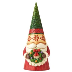 Jim Shore - Heartwood Creek - Christmas Gnome With Wreath