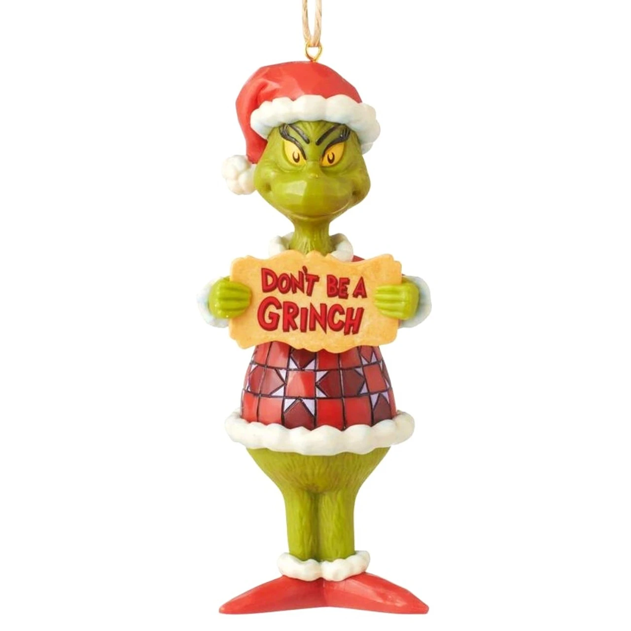 Jim Shore - Grinch - Don't Be A Grinch Ornament