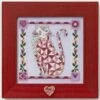 Scarlet Quilted Cat - Cross Stitch Kit