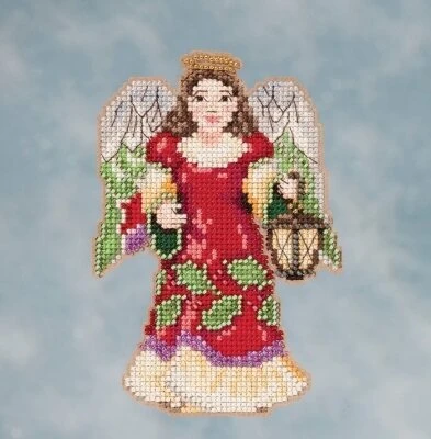 Angel With Lantern - Jim Shore Beaded Cross Stitch Kit