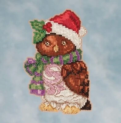 Owl - Jim Shore Beaded Cross Stitch Kit 1 Owl - Jim Shore Beaded Cross Stitch Kit