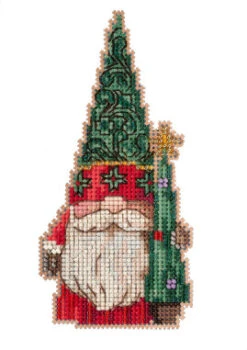 Gnome With Tree - Jim Shore Beaded Cross Stitch Kit