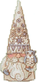 Owl Gnome - Jim Shore Beaded Cross Stitch Kit