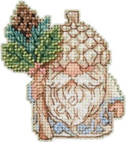 Acorn Gnome - Jim Shore Beaded Cross Stitch Kit