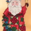 Glad Tidings Santa - Jim Shore - Cross Stitch Kit