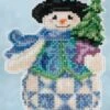 Evergreen Snowman - Jim Shore Beaded Cross Stitch Kit