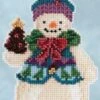 Pinecone Snowman - Jim Shore Beaded Cross Stitch Kit