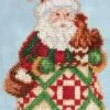 Early Morning Santa - Jim Shore Beaded Cross Stitch Kit