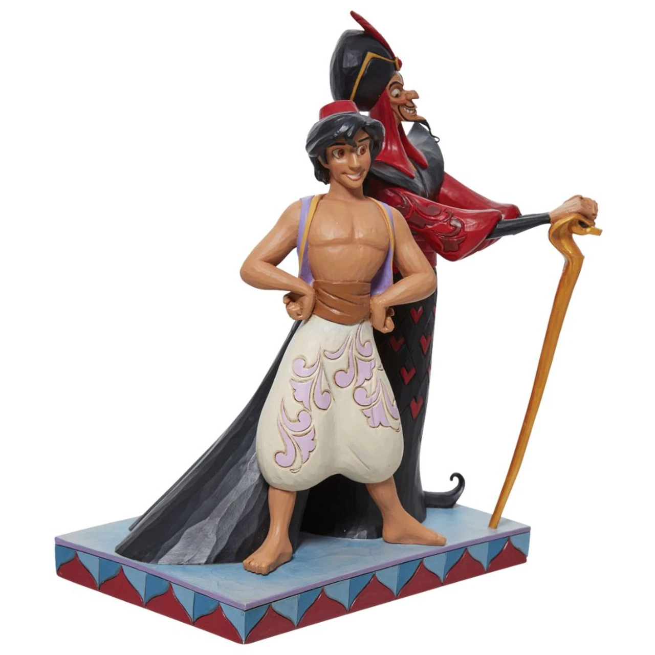 Jim Shore - Disney Traditions - Aladdin And Jafar Good VS Evil - Image 2