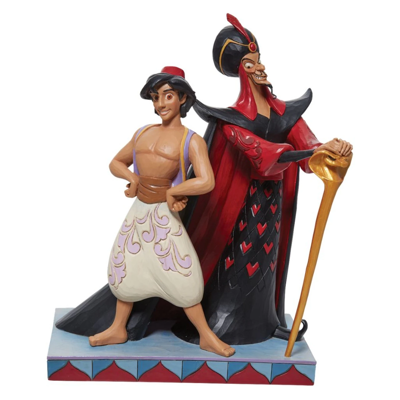 Jim Shore - Disney Traditions - Aladdin And Jafar Good VS Evil