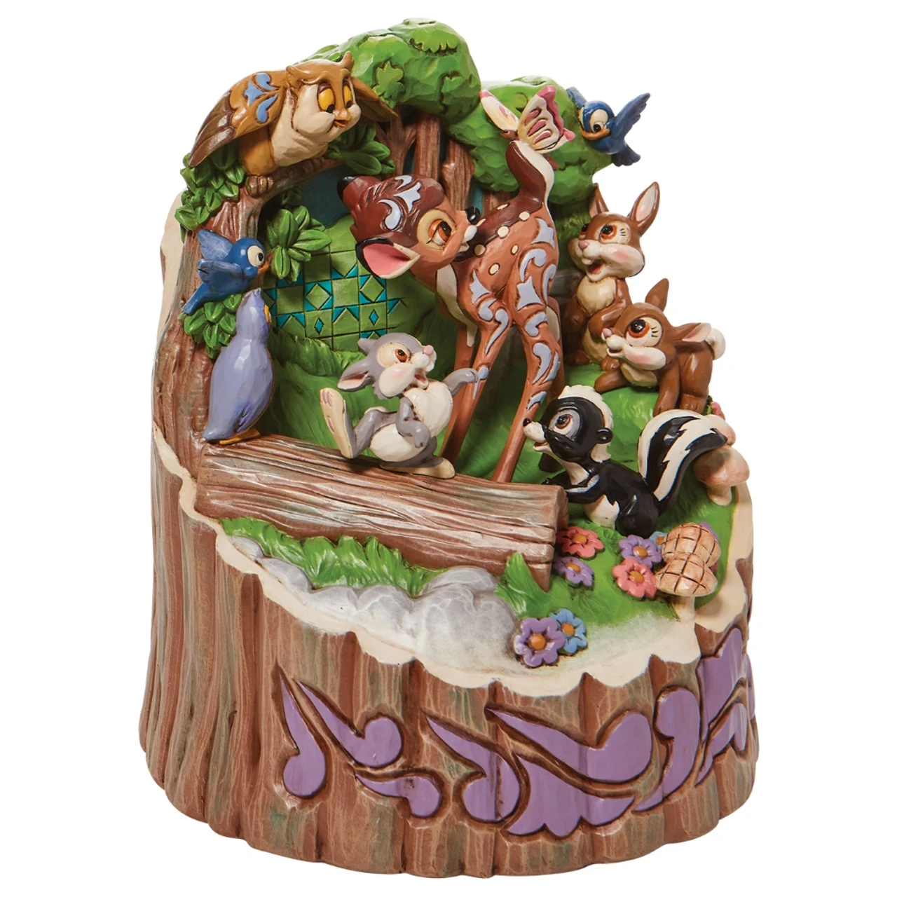 Jim Shore - Disney Traditions - Bambi Carved By Heart Figurine - Image 2