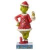 Jim Shore - Dr. Suess - Grinch With Bag Of Coal Figurine