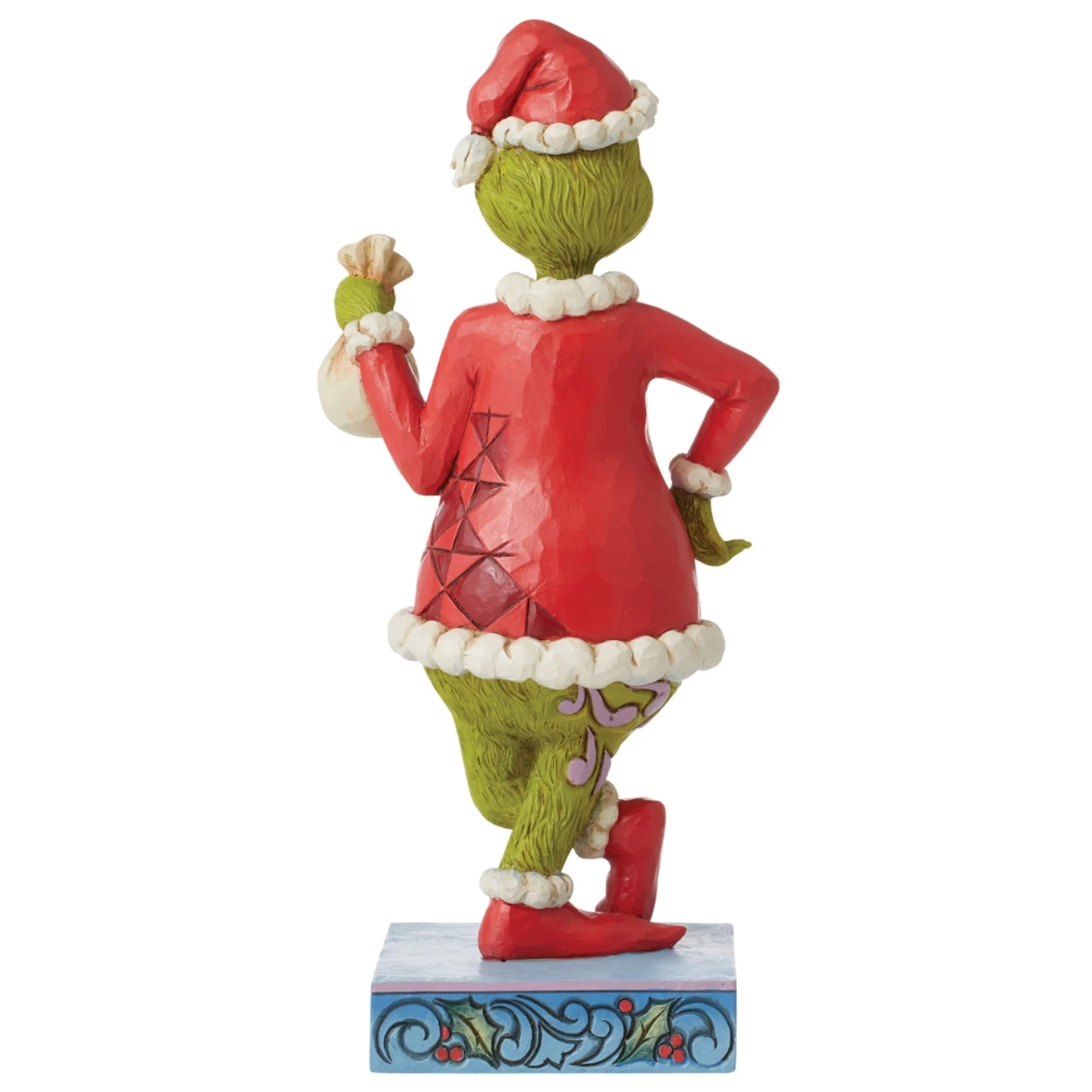 Jim Shore - Dr. Suess - Grinch With Bag Of Coal Figurine 2 Jim Shore - Dr. Suess - Grinch With Bag Of Coal Figurine - Image 2