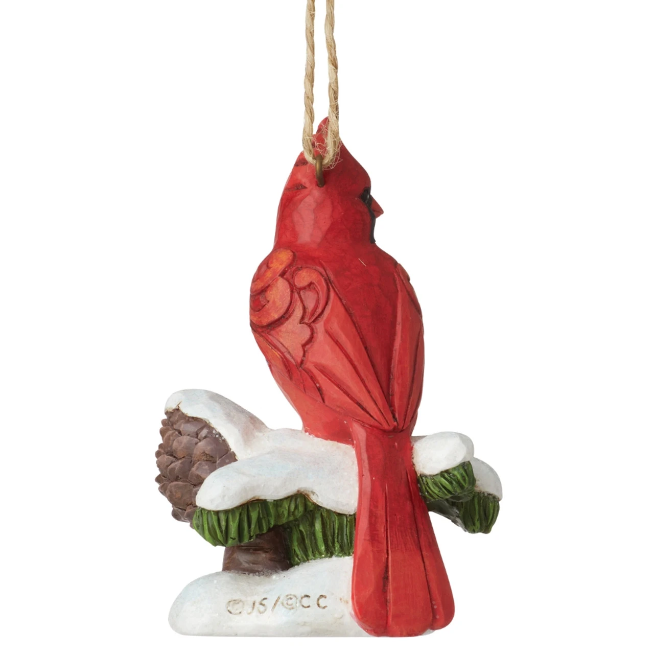 Jim Shore - Heartwood Creek - Caring Cardinals Winter Blessing Ornament - Image 2