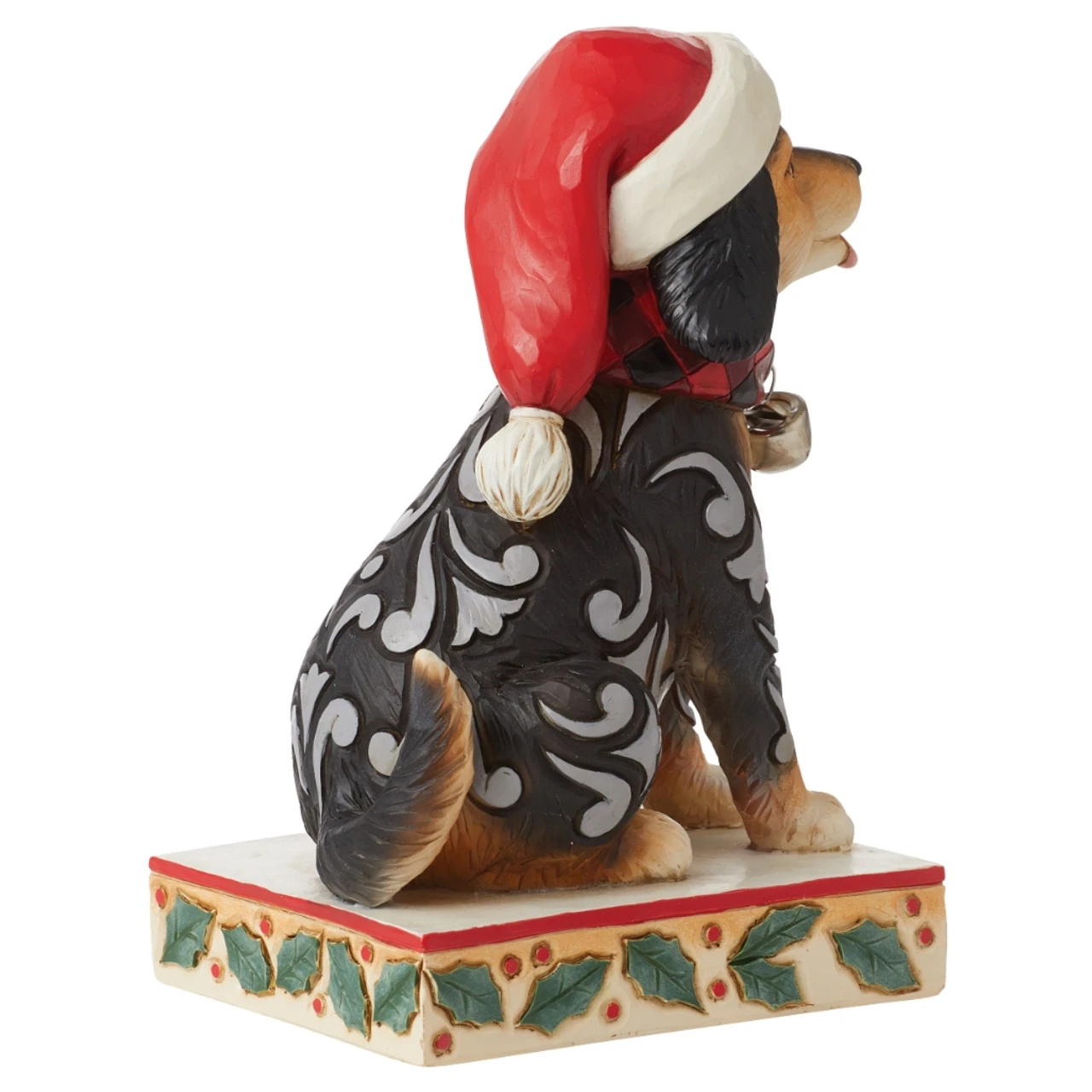 Jim Shore - Heartwood Creek - Highland Glen Dog In Plaid Scarf Figurine - Image 3