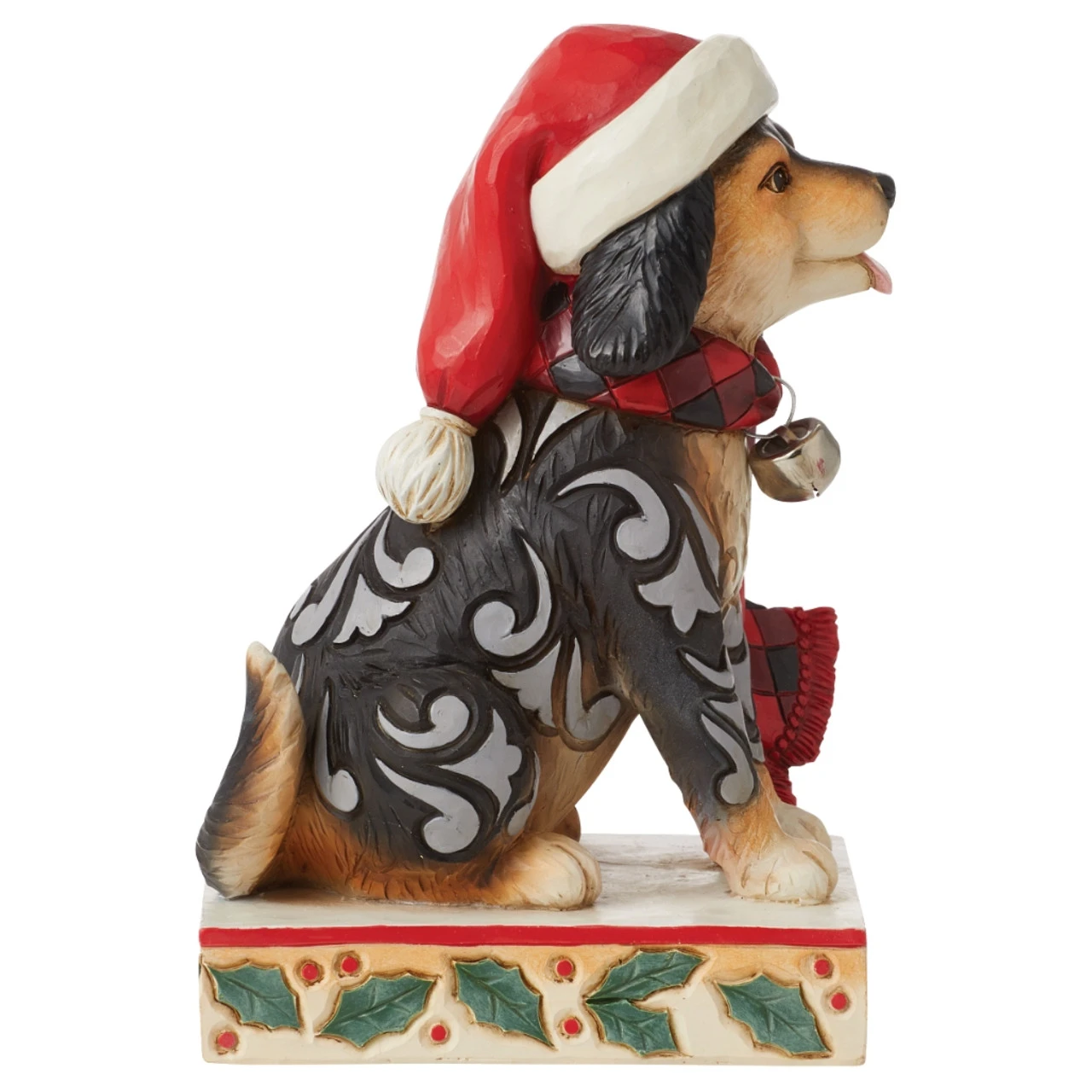 Jim Shore - Heartwood Creek - Highland Glen Dog In Plaid Scarf Figurine - Image 2
