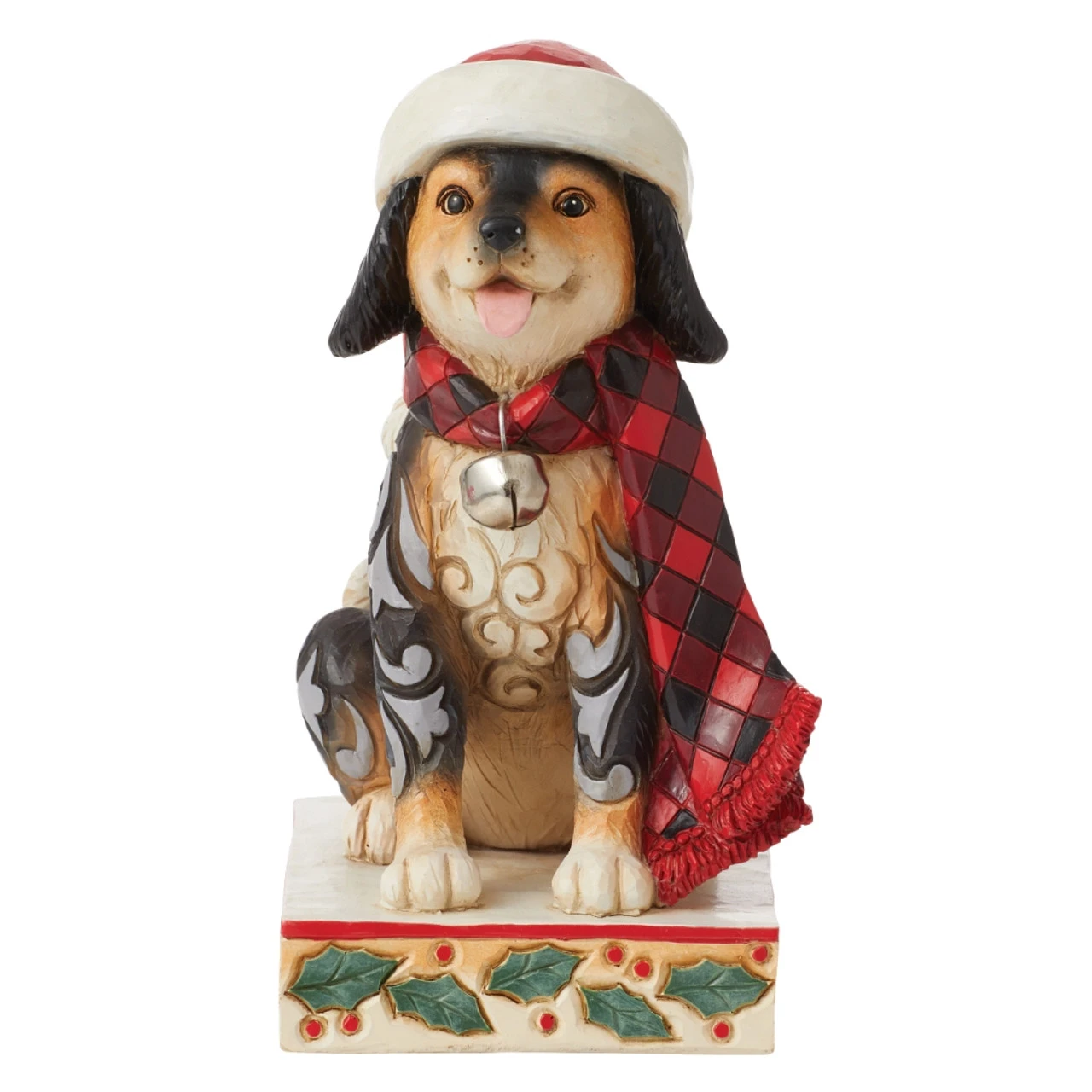 Jim Shore - Heartwood Creek - Highland Glen Dog In Plaid Scarf Figurine - Image 6
