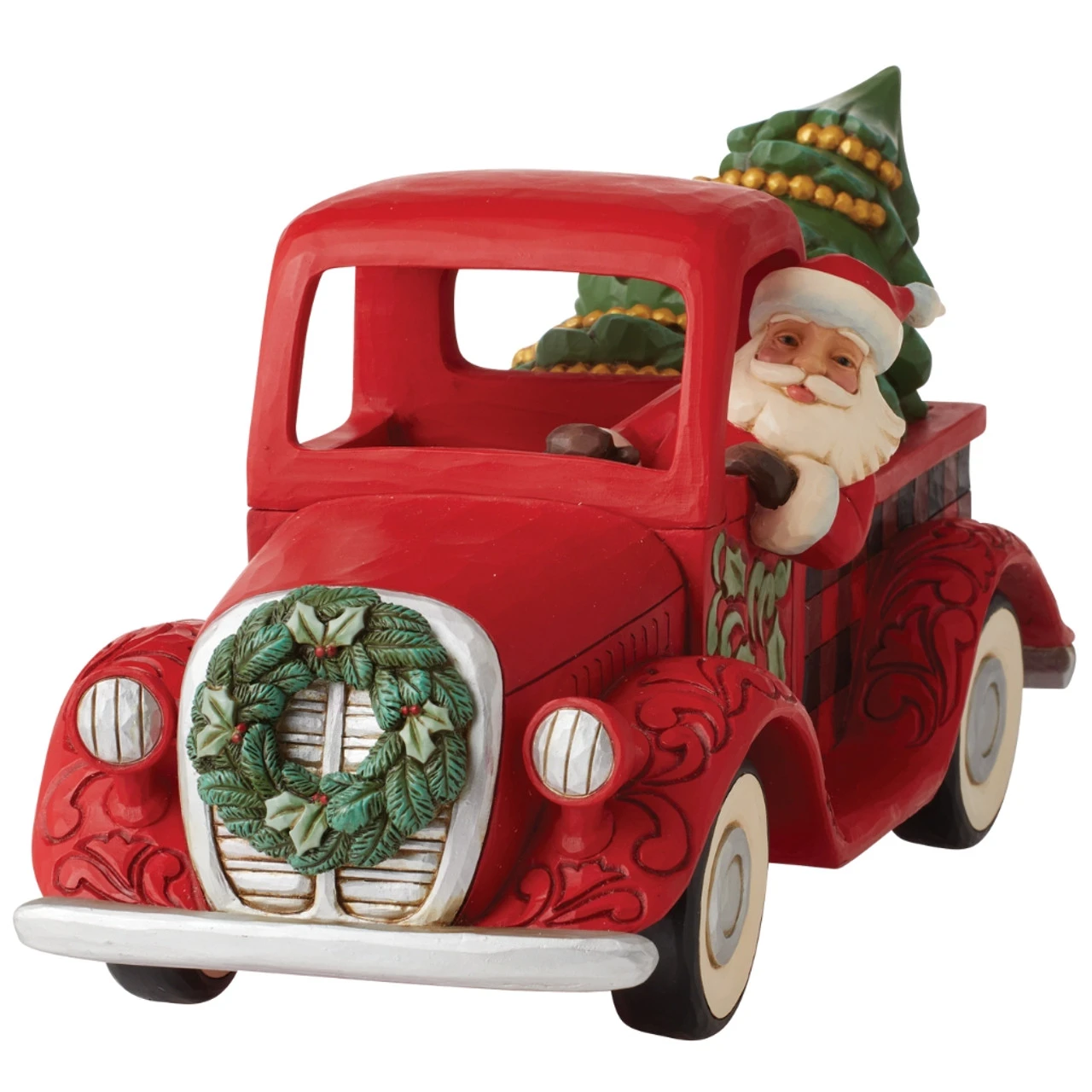 Jim Shore - Heartwood Creek - Highland Glen Santa Truck Figurine - Image 2