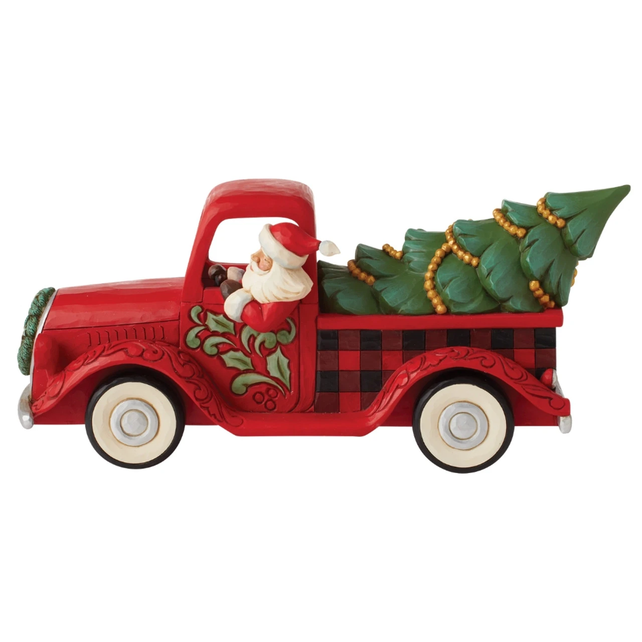 Jim Shore - Heartwood Creek - Highland Glen Santa Truck Figurine - Image 3