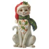 Jim Shore - Heartwood Creek - Mini Christmas Cat Figurine