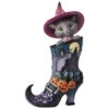 Jim Shore - Heartwood Creek - Witch's Boot With Black Cat Figurine
