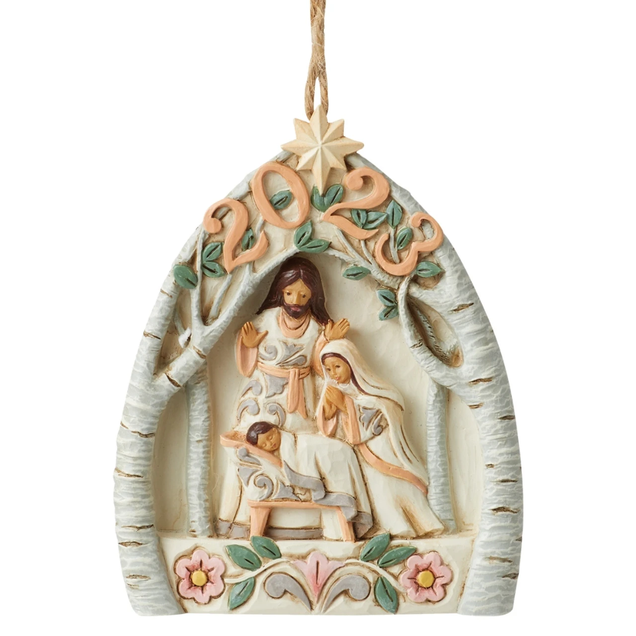 Jim Shore - Heartwood Creek - Woodland 2023 Nativity Ornament 1 Jim Shore - Heartwood Creek - Woodland 2023 Nativity Ornament