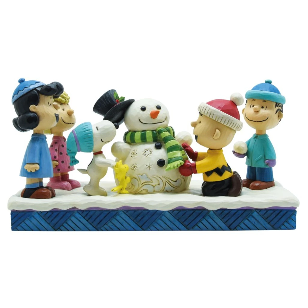 Jim Shore - Peanuts - Peanuts Gang Building Snowman Figurine 1 Jim Shore - Peanuts - Peanuts Gang Building Snowman Figurine