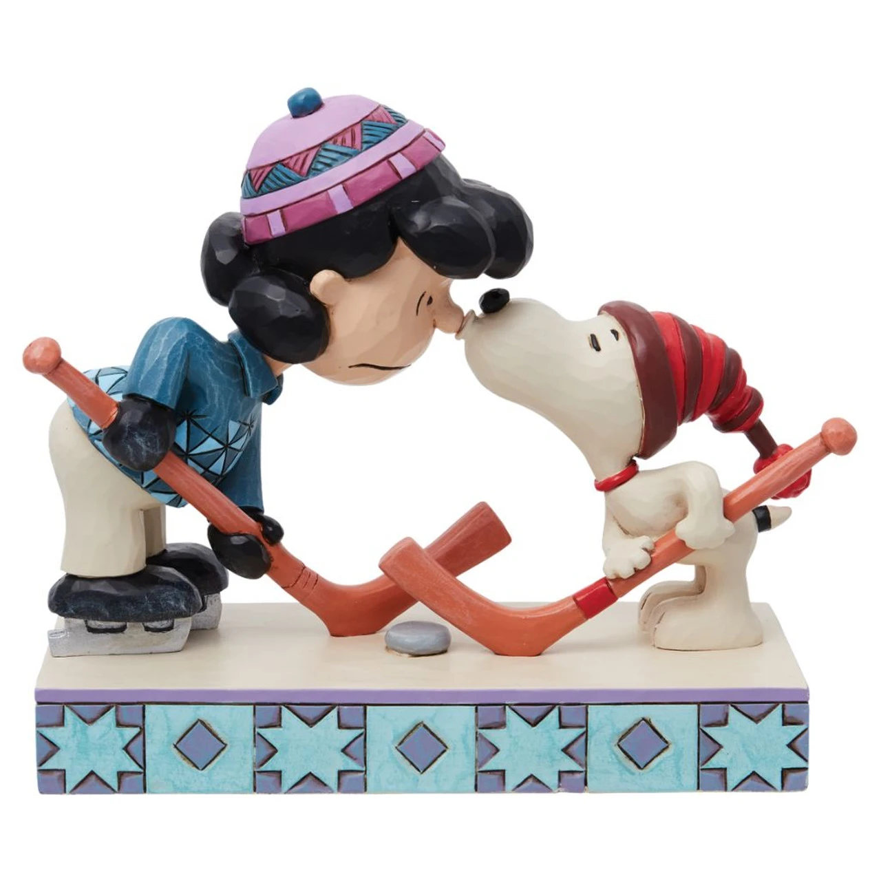 Jim Shore - Peanuts - Snoopy And Lucy Playing Hockey Figurine 1 Jim Shore - Peanuts - Snoopy And Lucy Playing Hockey Figurine