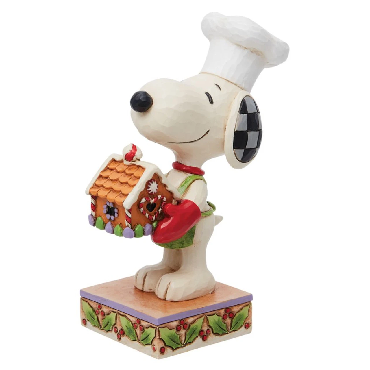 Jim Shore - Peanuts - Snoopy With Gingerbread House Figurine - Image 3