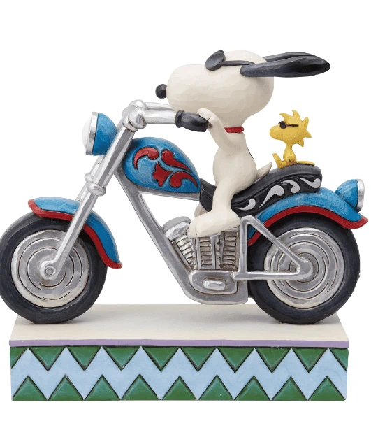 Snoopy And Woodstock Riding Motorcycle 4 Snoopy And Woodstock Riding Motorcycle - Image 4