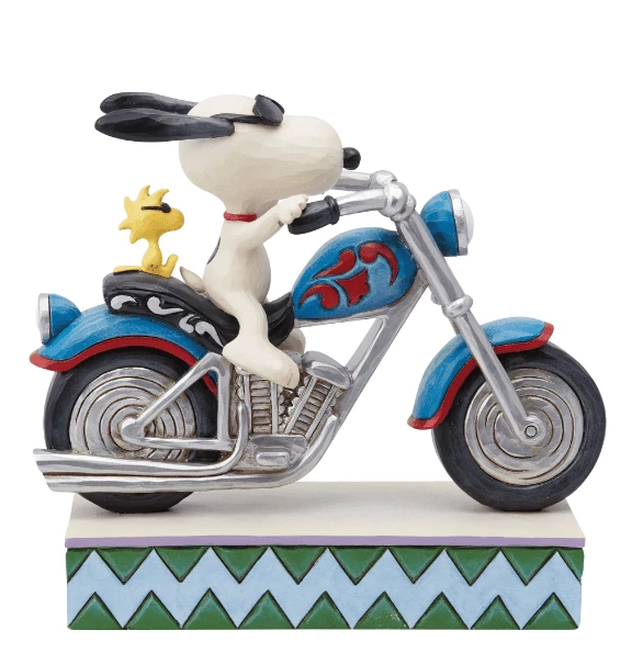 Snoopy And Woodstock Riding Motorcycle 1 Snoopy And Woodstock Riding Motorcycle