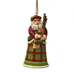 Scottish Santa Ornament