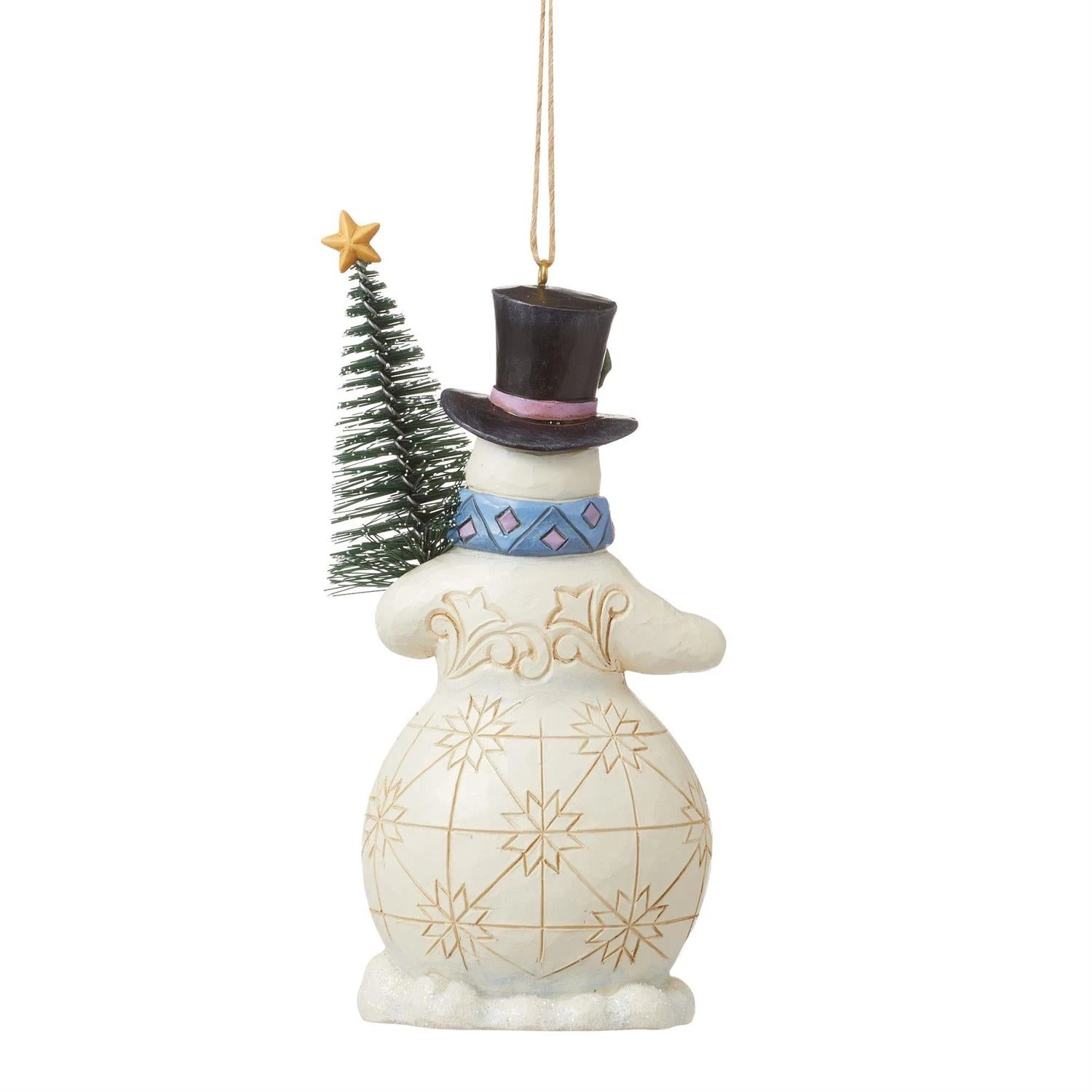 Snowman With Sisal Tree Ornament - Image 2