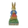 Peter Rabbit With Strawberries Figurine