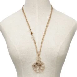 Jim Shore - Flowers - Swirls Necklace