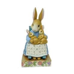 Mrs. Rabbit In Rocking Chair Figurine