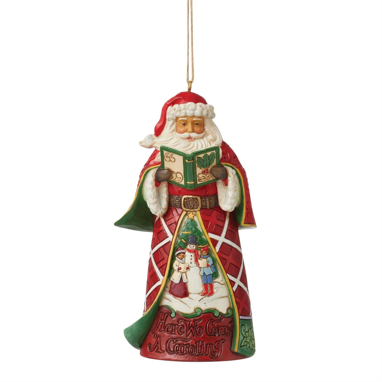 Caroling Santa Ornament 1 Caroling Santa Ornament