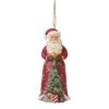 Santa Trims The Tree Ornament